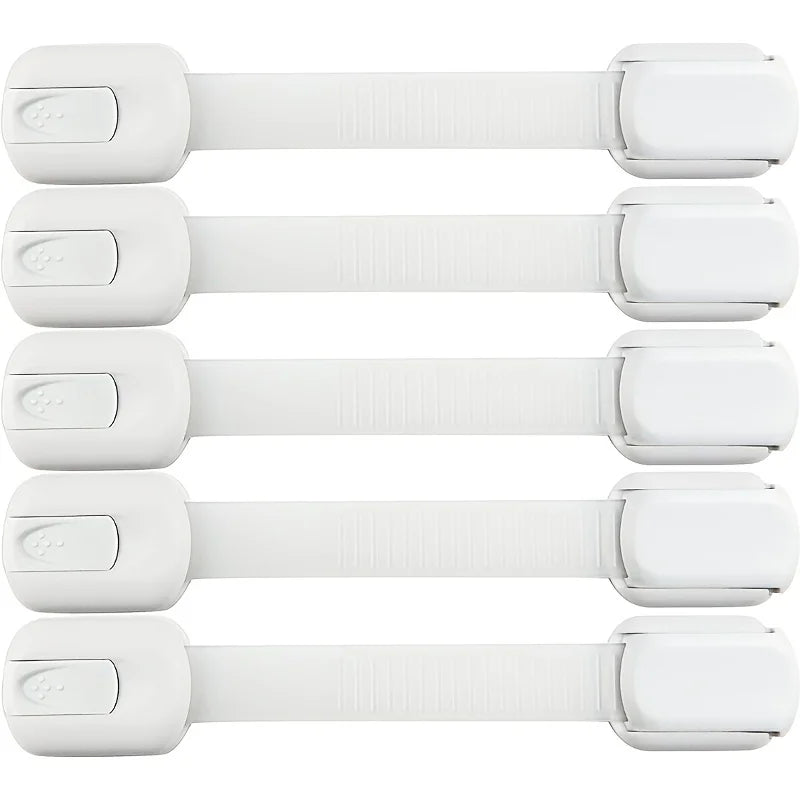 10-Pack Child Safety Strap Locks for Cabinets & Drawers Child Safety Locks QXL