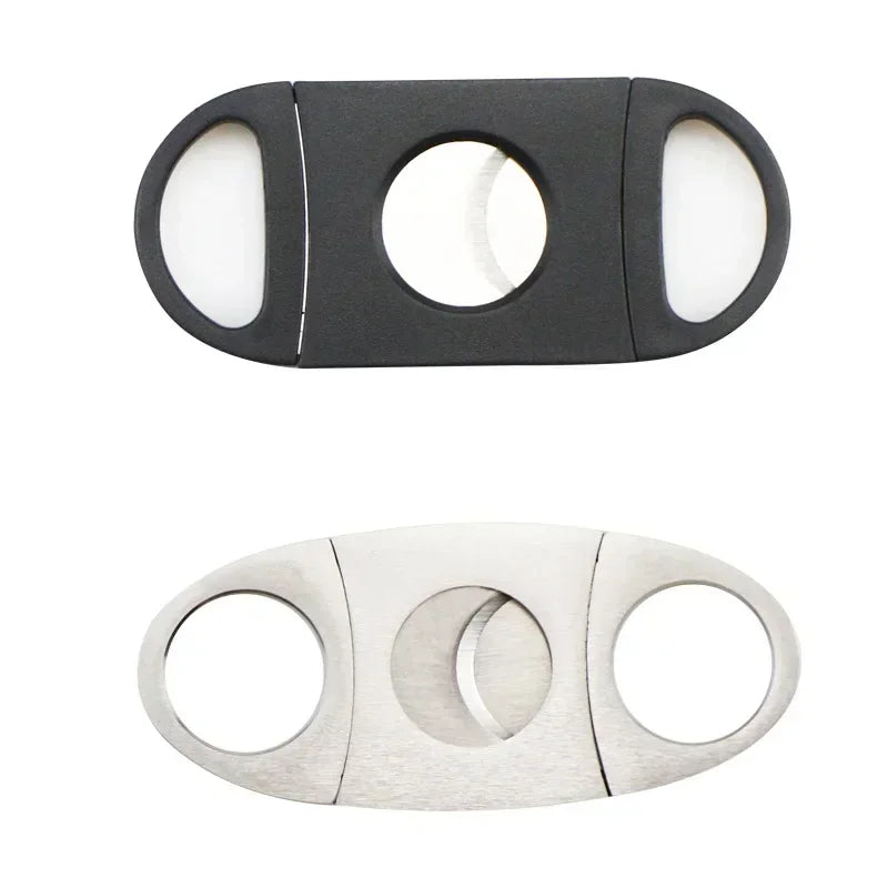 Stainless Steel Guillotine & Punch Cigar Cutter | 2-in-1 Cigar Cutter QXL