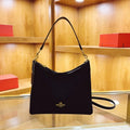 Large Capacity Retro Crossbody Bag | Elegant Niche Design Crossbody Bag QXL black