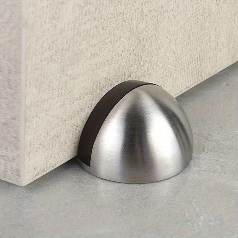 No-Drill Door Stop with Rubber Buffer | Home & Office Door Stop QXL