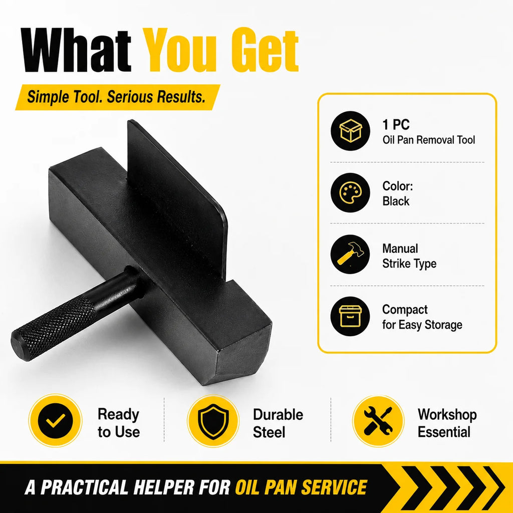 Oil Pan Separator Tool | Gasket Seal Remover for Auto Repair Oil Pan Removal Tool QXL