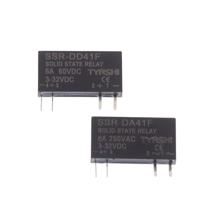SSR-41FDD/41FDA Solid State Relay 3-32VDC 6A DIN Rail Module Solid State Relay QXL