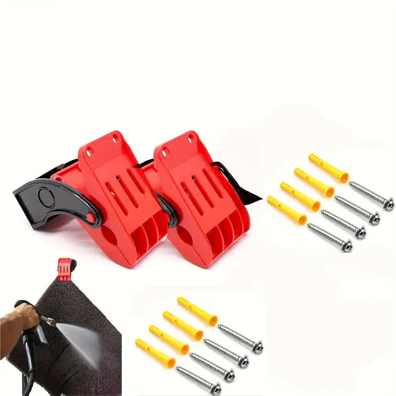 Car Floor Mat Cleaning Clip | ABS Hanger Clamp 1–2 Pack Car Mat Clip QXL