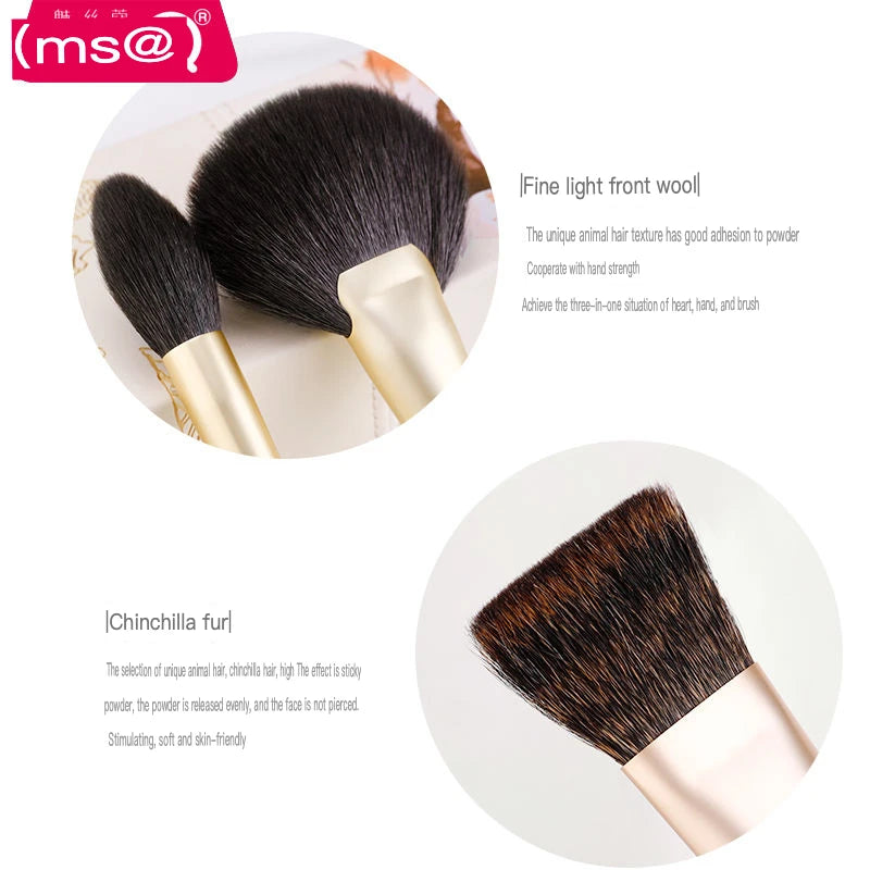MSQ Goat Hair Makeup Brush | Powder, Foundation & Highlighter Makeup Brush QXL