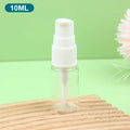 10ml & 30ml Refillable Travel Lotion Bottles | Colorful PET Travel Cosmetic Bottle QXL White 10ml trans