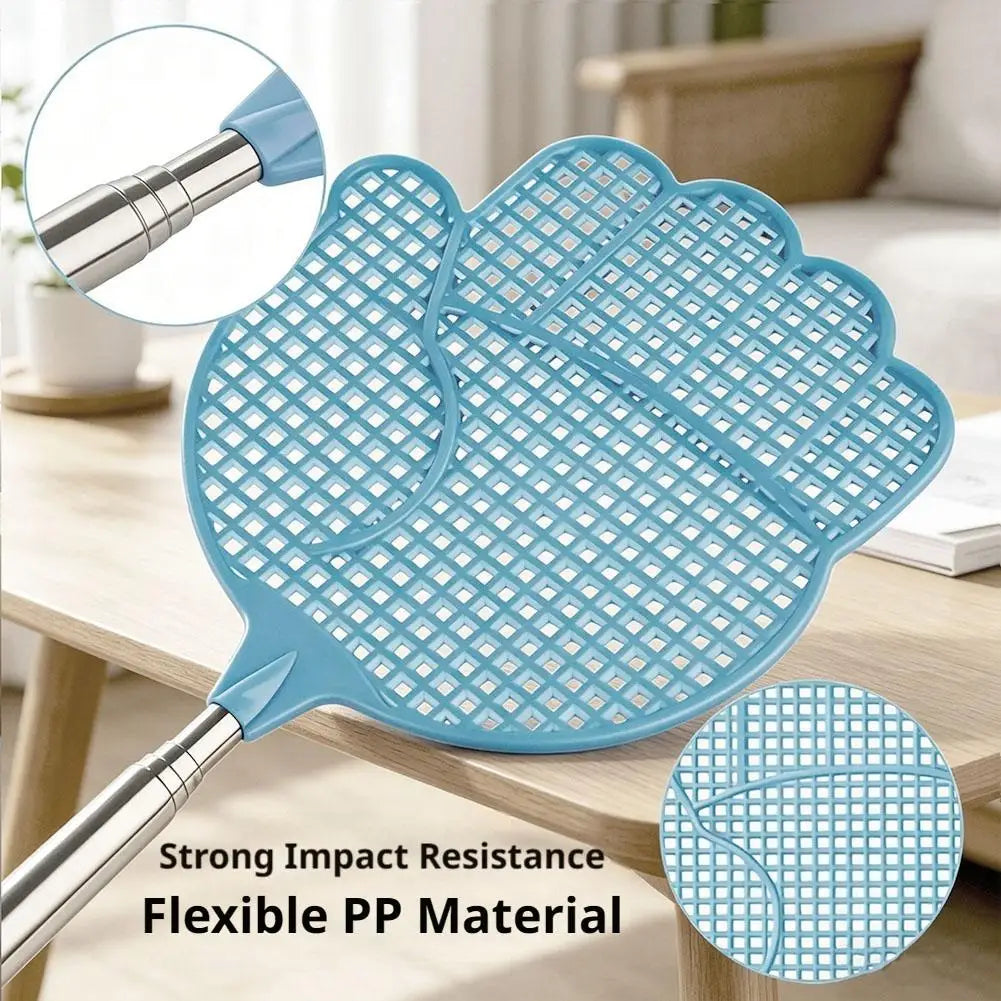 Telescopic Fly Swatter | Extendable Stainless Steel Handle Telescopic Fly Swatter QXL