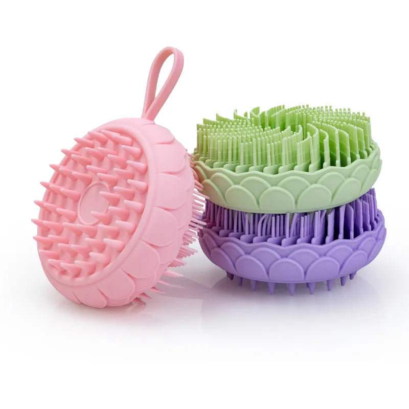 2-in-1 Silicone Body Scrubber & Massage Brush – BPA-Free Silicone Body Scrubber QXL