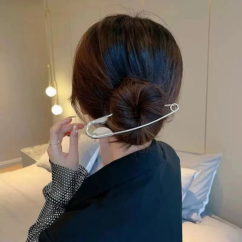 Large Hair Fork Clip – Safety Pin Style Hair Accessory Hair Fork Clip QXL Default Title
