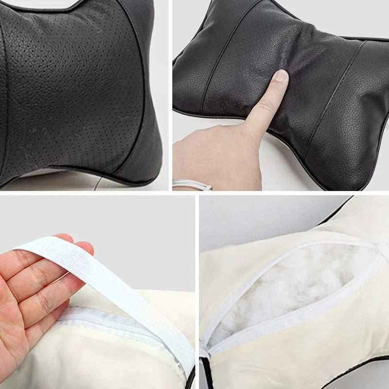 EAFC Car Seat Neck Pillow | Breathable Mesh Headrest Cushion Car Neck Pillow QXL