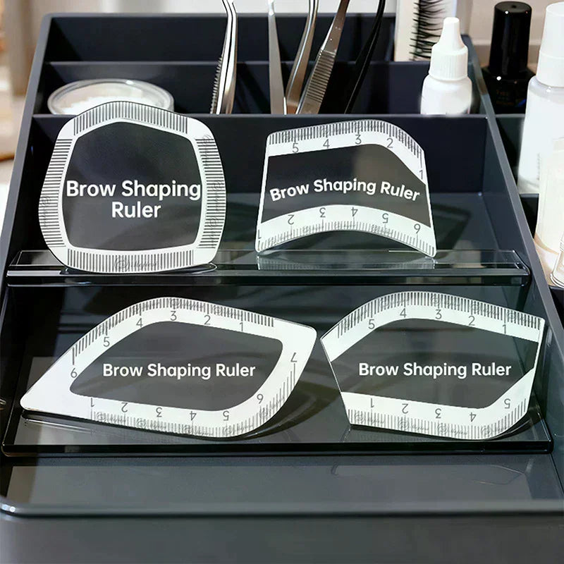 Brow Mapping Ruler | Eyebrow Shaping Stencil & Microblading Tool Eyebrow Shaping Tool QXL
