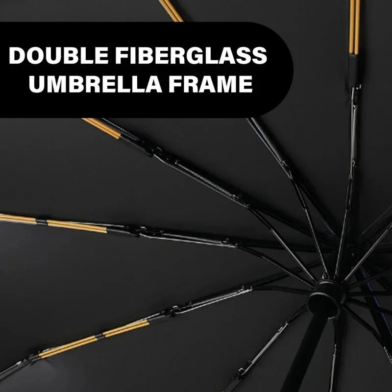 24-Rib 106cm Automatic Folding Umbrella – Sun & Rain Folding Umbrella QXL