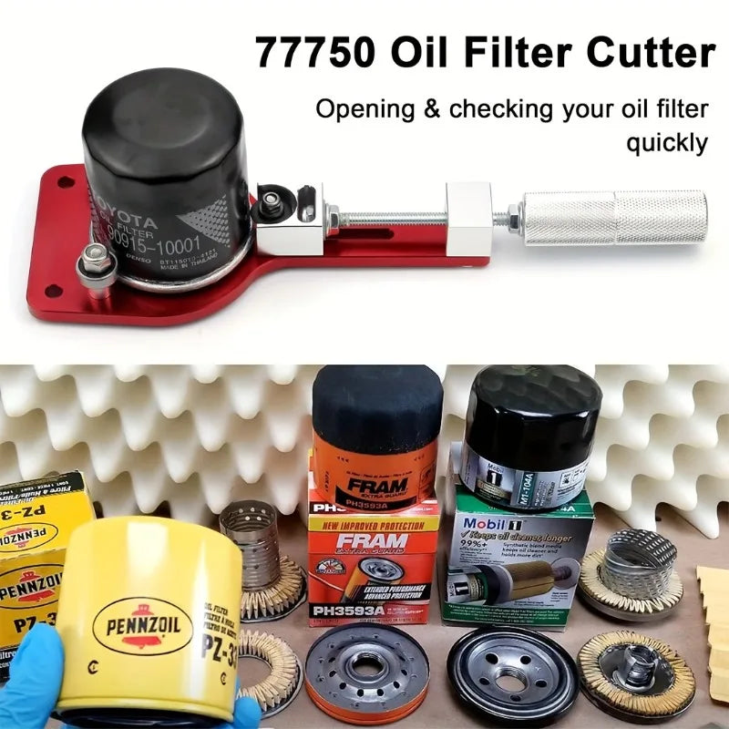 Oil Filter Cutter Tool 2-3/8 to 5 Inch | Aluminum Alloy #77750 Oil Filter Cutter QXL
