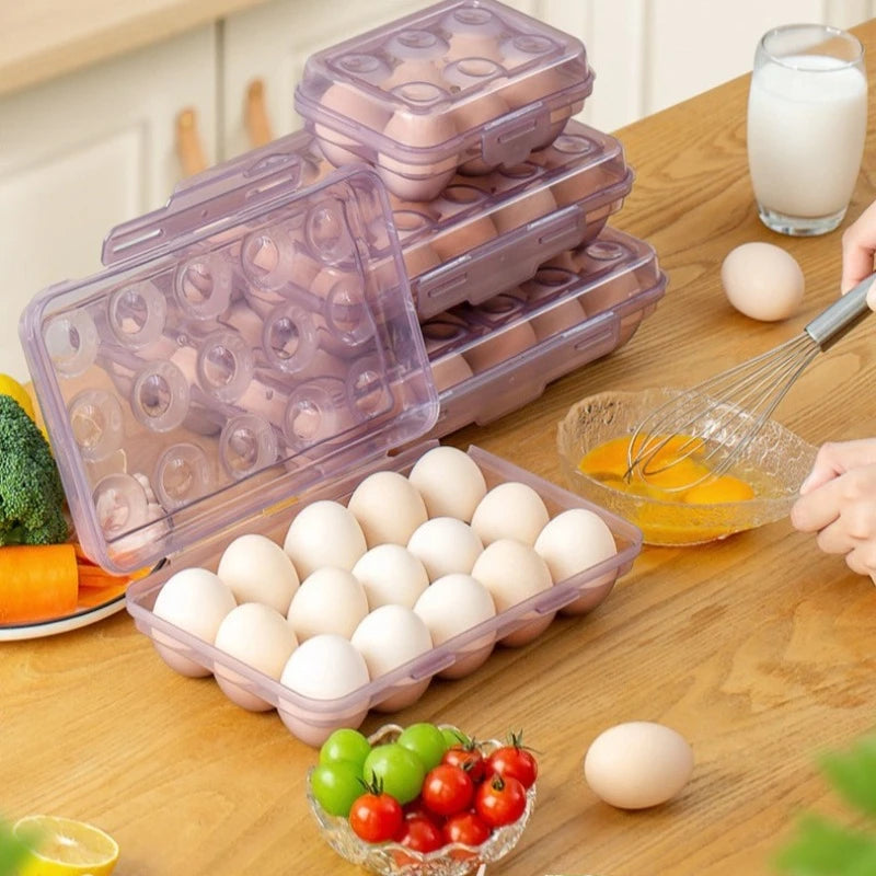 6/15/24 Grid Stackable Egg Storage Box | Anti-Collision PP Egg Storage Box QXL