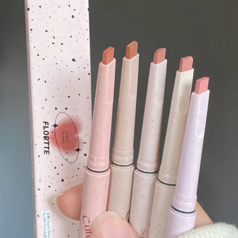 FLORTTE Matte Lip Liner Pencil – Long-Lasting Mechanical Lip Liner Pencil QXL