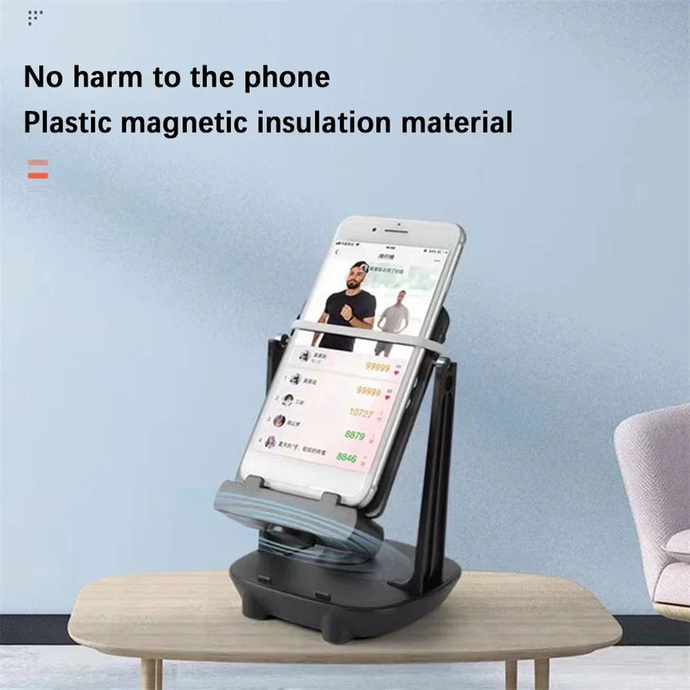 Automatic Phone Swing Shaker Stand | Pedometer Step Counter Phone Shaker Stand QXL