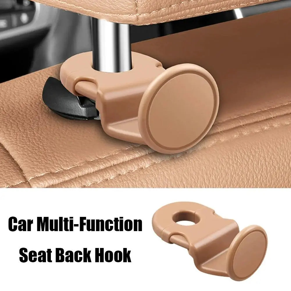 2-Pack Car Headrest Hooks | 20KG Heavy-Duty Backseat Hanger Car Headrest Hook QXL