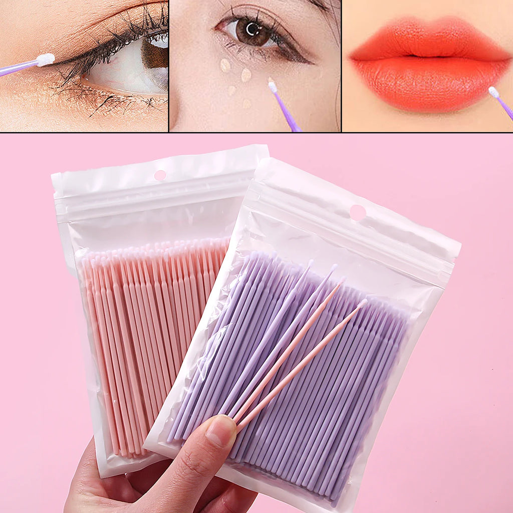 KOSSHOW Nano Cotton Swab Precision Eyeliner Remover Tool Precision Makeup Swab QXL
