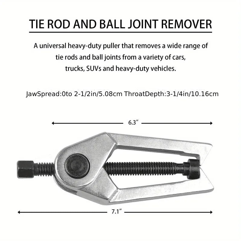 5-Pc Ball Joint Removal Tool Set | Tie Rod & Control Arm Kit Automotive Repair Tool Set QXL