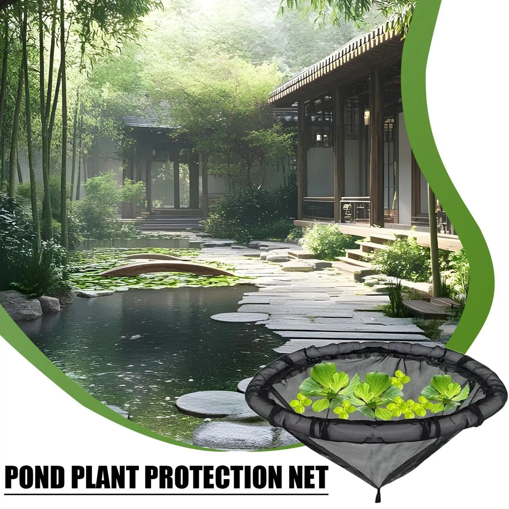 17.7" Floating Island Pond Planter | Fine Mesh Plant Protector Floating Pond Planter QXL