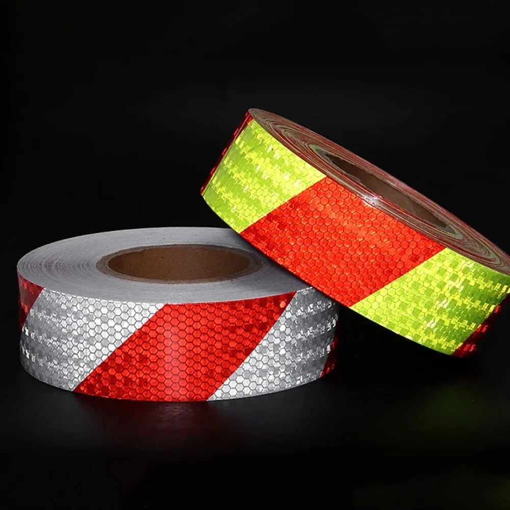Reflective Safety Warning Tape | Self-Adhesive PVC Car Tape Reflective Safety Tape QXL