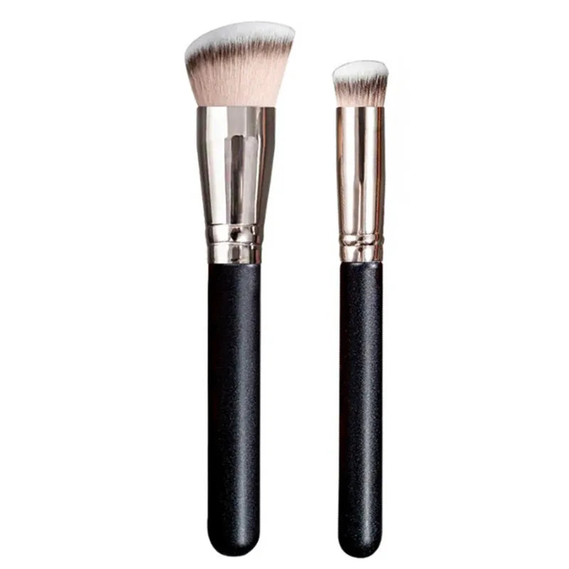 Angled Foundation & Concealer Brush – Synthetic Contour Tool Makeup Brush QXL