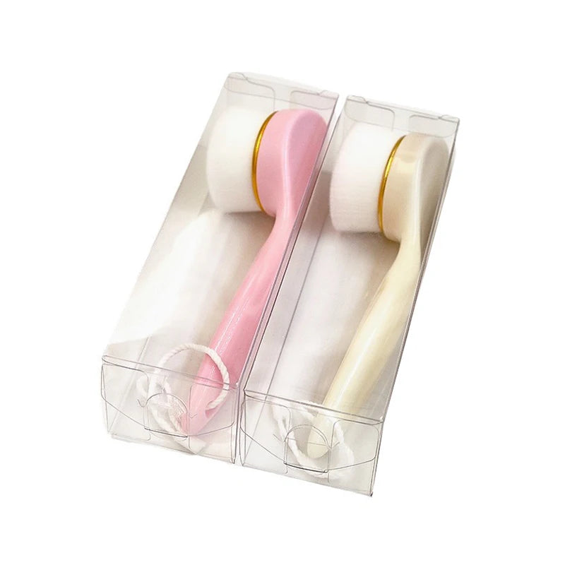 Exfoliating Face Cleansing Brush with Handle | Women Face Cleansing Brush QXL