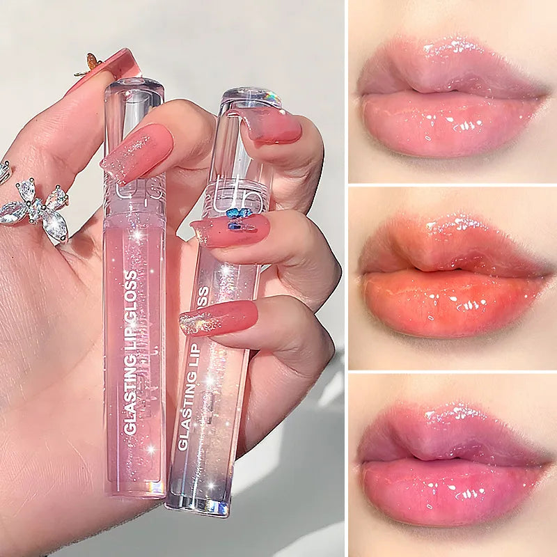 MAXFINE Pearlescent Glitter Lip Gloss | Hydrating & Plumping Glitter Lip Gloss QXL
