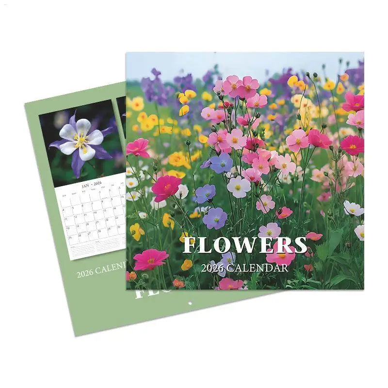 2026 Floral Wall Calendar – Monthly Planner 11×11 in Wall Calendar QXL