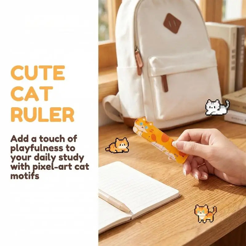 5-Pack Mini Cartoon Rulers for Kids | School Art Stationery Mini Cartoon Rulers QXL