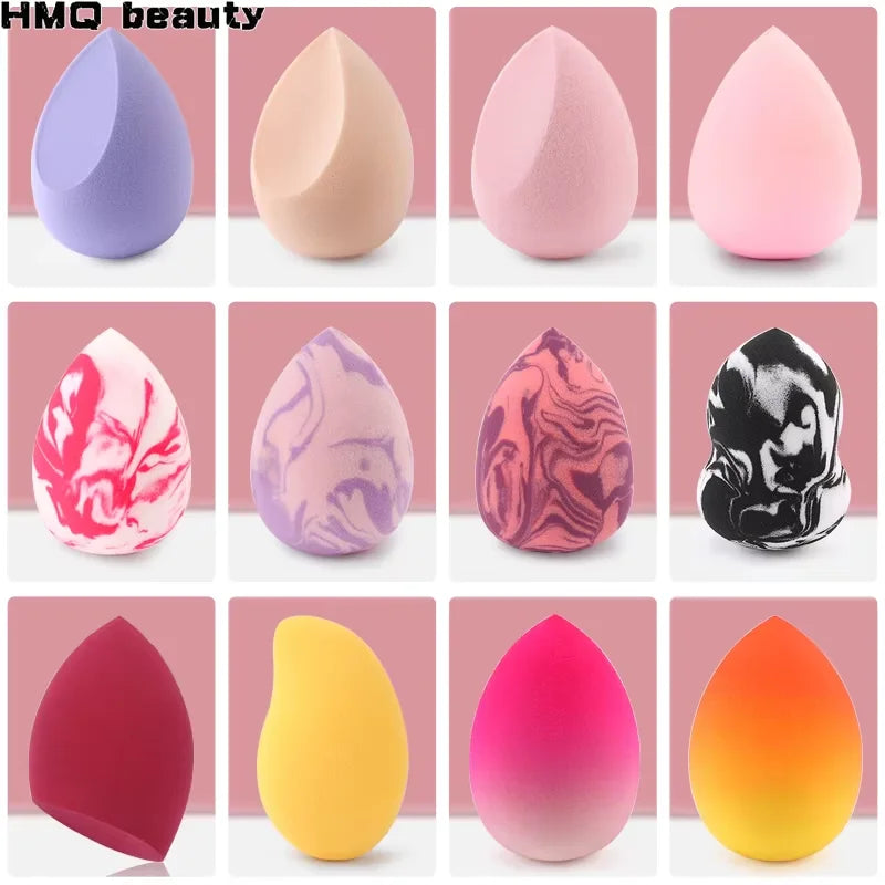 Marbling Water-Drop Makeup Sponge | Foundation Concealer Puff Makeup Sponge Puff QXL