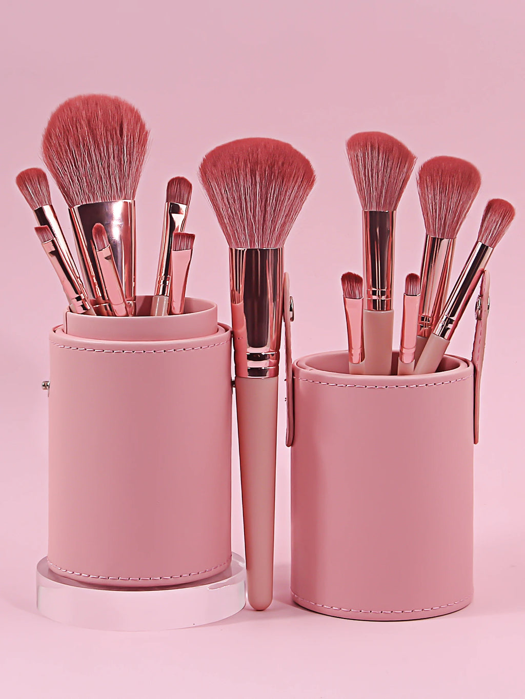 13-Piece Professional Makeup Brush Set – Pink | Full Kit Makeup Brush Set QXL
