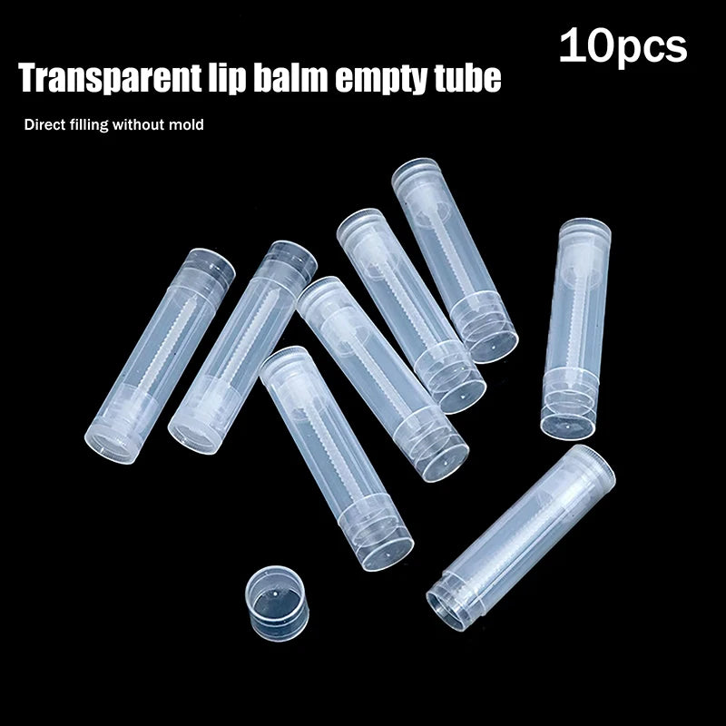 10-Pack 5g Empty Lip Gloss Tubes | Refillable Lip Balm Containers Lip Balm Tubes QXL