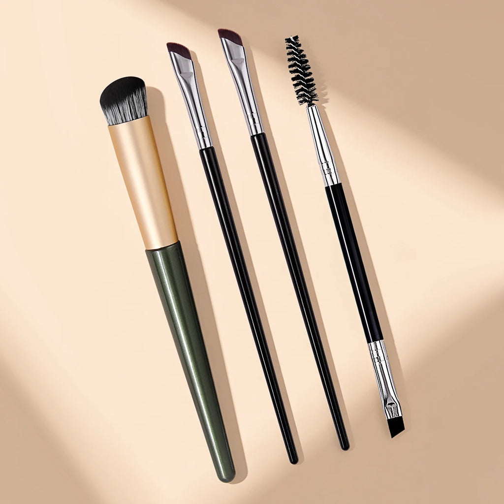 KOSSHOW 4-Pc Eyebrow & Concealer Makeup Brush Set Makeup Brush Set QXL
