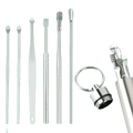 6-Pc Stainless Steel Ear Wax Removal Spiral Spoon Set Ear Wax Removal Set QXL M261 6pcs