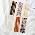 Anti-Static Wide Tooth Acetate Hair Comb | Salon & Travel Wide Tooth Hair Comb QXL Random 1Pc