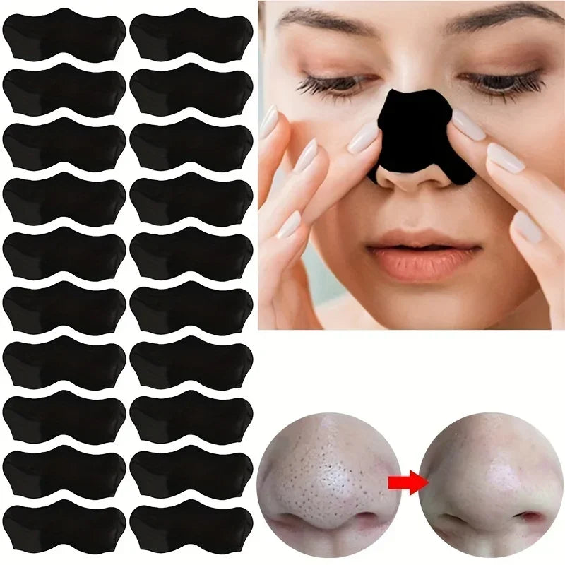 20-Pack Deep Cleansing Nose Strips | Blackhead Remover Patches Nose Pore Strips QXL
