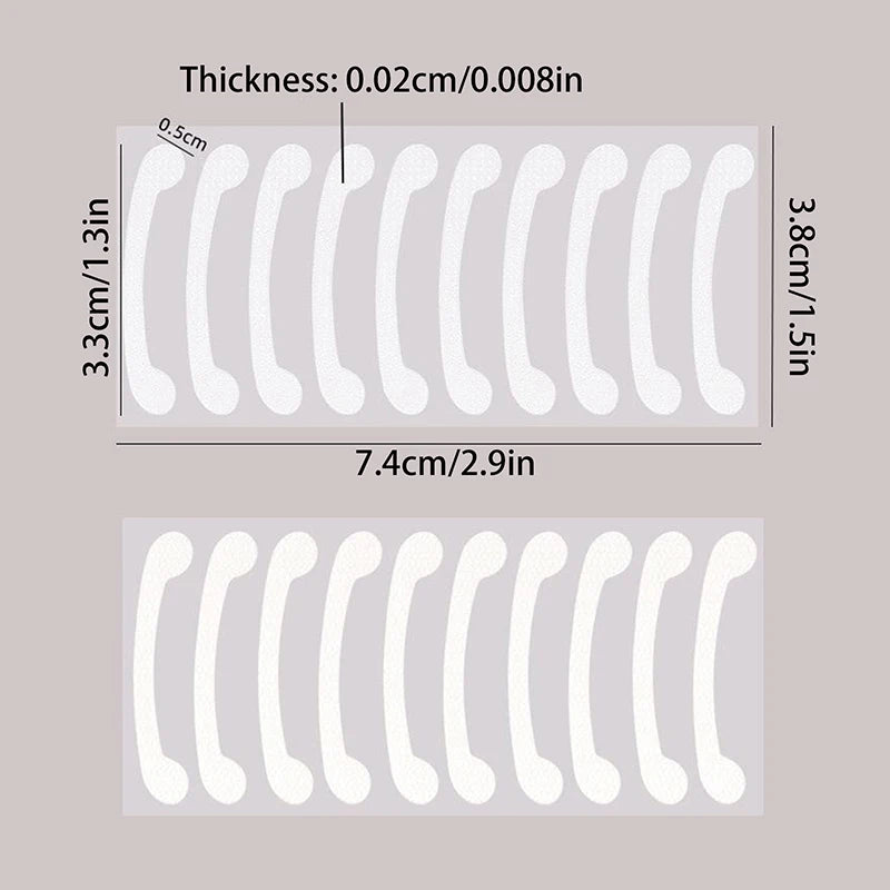 Invisible Nose Wing Slimming Patches | 10-Pack Makeup Tool Nose Shaping Patch QXL