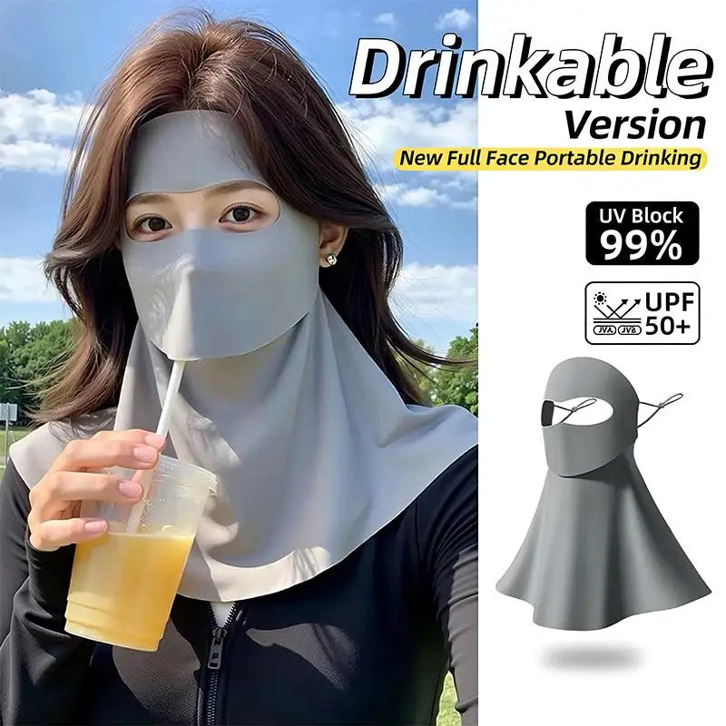 Women's UV Protection Face Mask for Cycling Running Hiking Outdoor Face Mask QXL