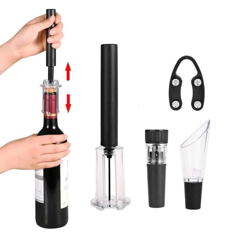 Aluminum Alloy Pneumatic Needle Wine Opener | Portable Wine Opener QXL