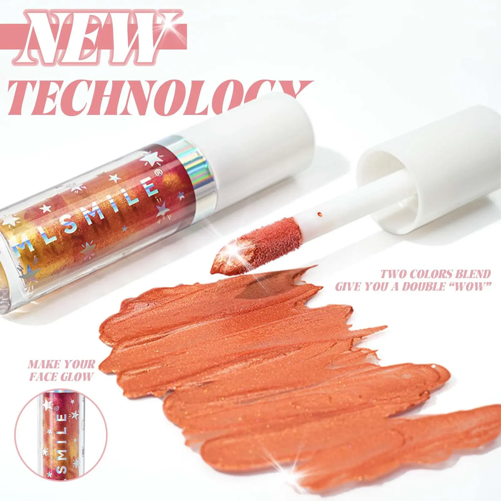 MLSMILE Marble Liquid Blush Highlighter & Contour – Waterproof Liquid Blush QXL