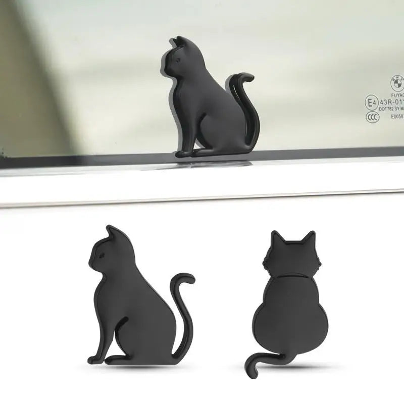 3D Metal Cat Car Emblem Sticker | Kitten Badge Decal Car Emblem Sticker QXL
