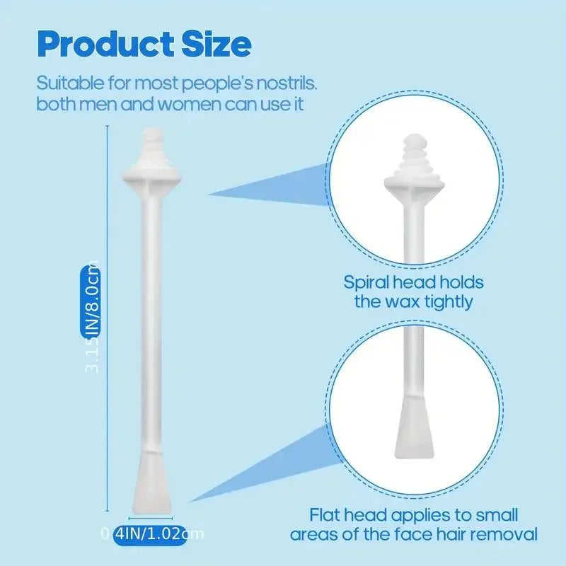 Nose Wax Applicator Sticks 10–100 Pack | VVOCCI Beeswax Tool Nose Wax Applicators QXL