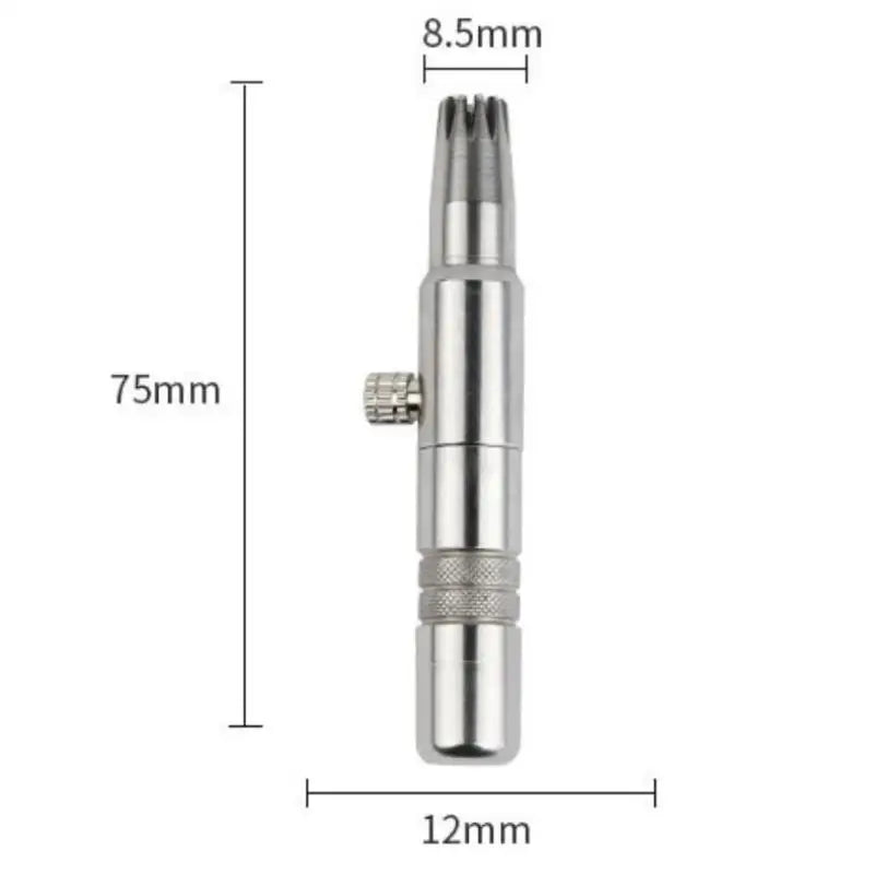 HUXUAN Manual Nose & Ear Hair Trimmer | Stainless Steel Nose & Ear Trimmer QXL onesize