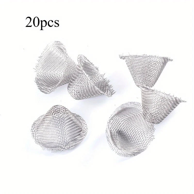 Stainless Steel Smoking Tube Filter Screens | Pipe Mesh Cap Pipe Filter Screens QXL 20pcs