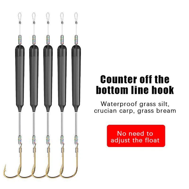 Double Fishing Hook | High Carbon Steel Barbs & Bait Keeper Fishing Hook QXL