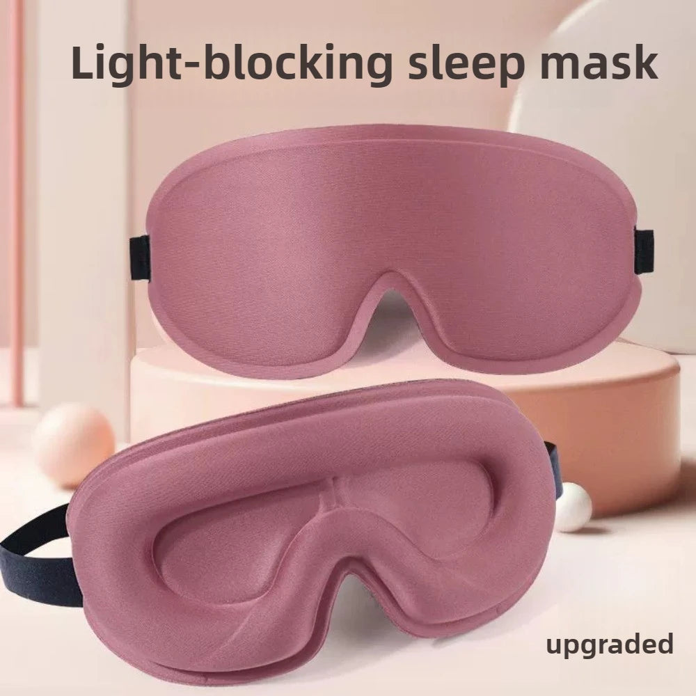 3D Memory Foam Sleep Mask | Blackout Eye Mask for Travel Sleep Eye Mask QXL