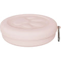 2-in-1 Travel Pet Bowl with Carabiner | Dog Food & Water Dish Travel Pet Bowl QXL light pink
