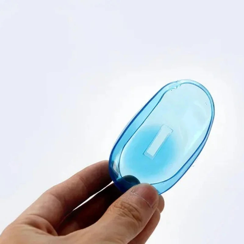 2-Pack Silicone Ear Covers for Hair Dyeing & Shower | Waterproof Hair Dye Ear Protector QXL