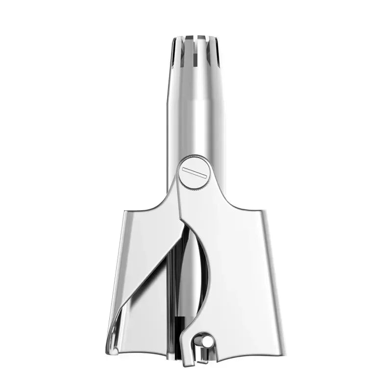 Manual Nose & Ear Hair Trimmer | Portable Stainless Steel Nose & Ear Trimmer QXL