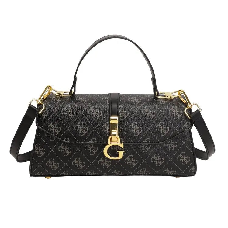 Vintage Designer Women's Tote Bag | Luxury Shoulder & Crossbody Women's Tote Bag QXL black